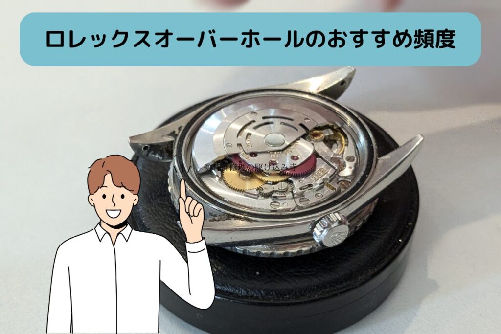 ロレックスのオーバーホールおすすめの頻度
